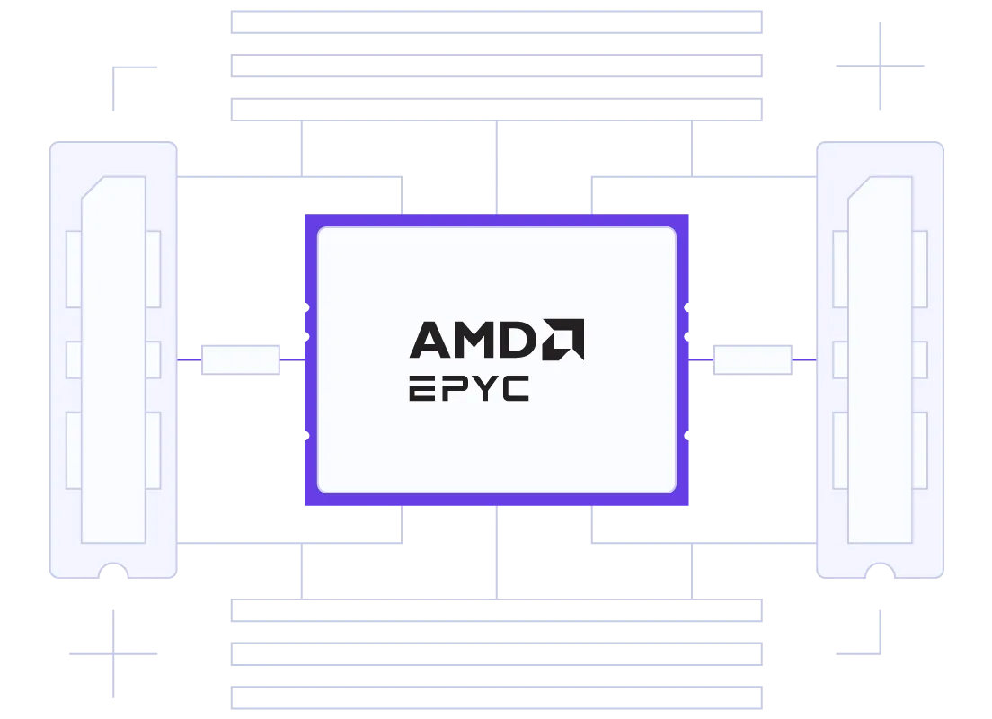 Armazenamento SSD NVMe e processadores AMD EPYC
