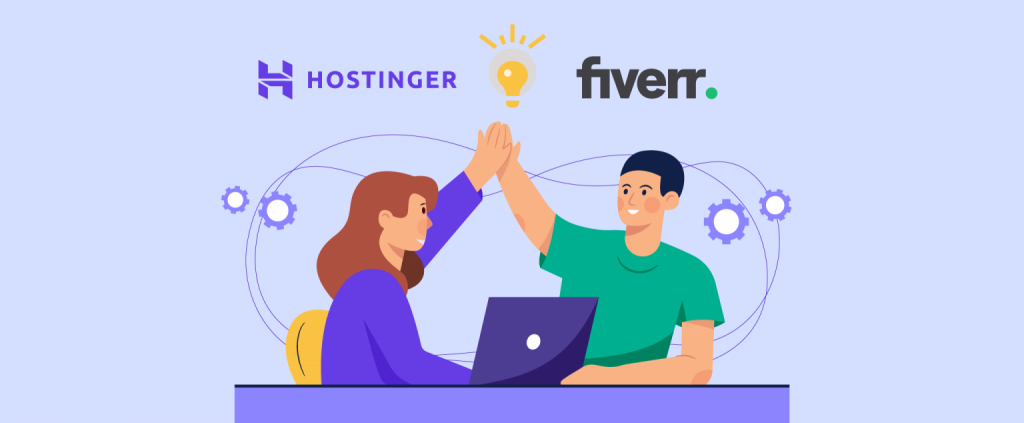 Fiverr é o Mais Novo Parceiro da Hostinger