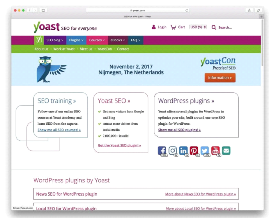 Yoast SEO plugin