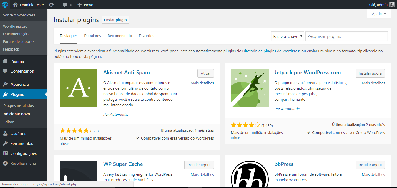 como instalar plugins wordpress