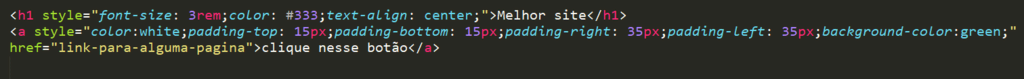Adicionando css no html com parâmetro Style