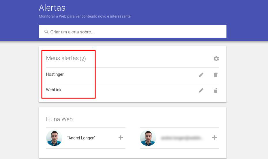 O Google Alerts pode ajudar você a conseguir backlinks