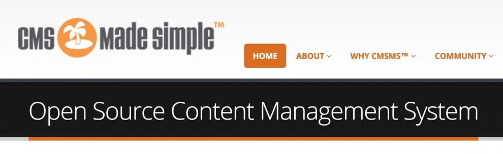 o cms made simple é uma das alternativas ao wordpress