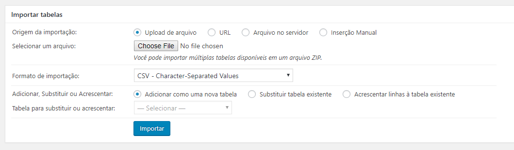 aprenda como criar uma tabela wordpress