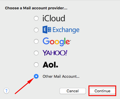 adicionar email em uma outra conta
