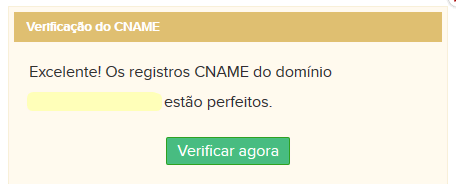 Cname verification no zoho