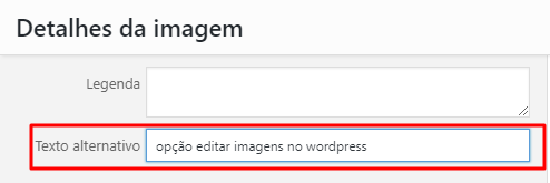 configurando alt tag no wordpress