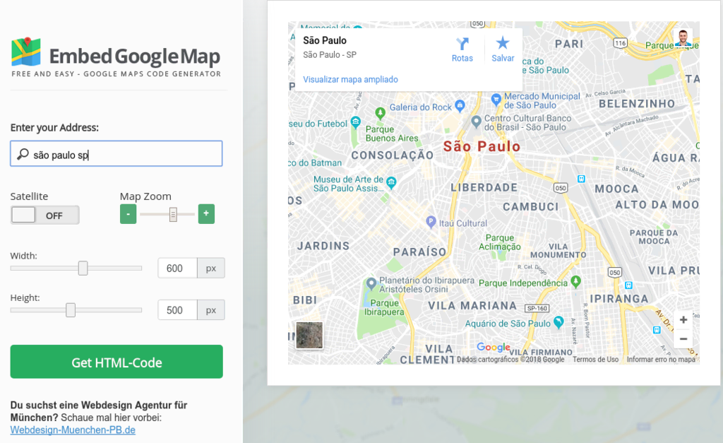 ferramenta embed google map para inserir mapas no wordpress
