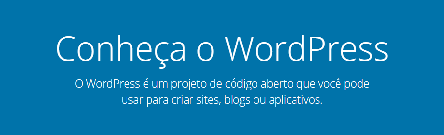 conheça o wordpress