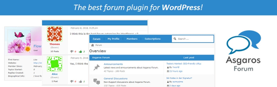 Asgaros WordPress Forum plugin