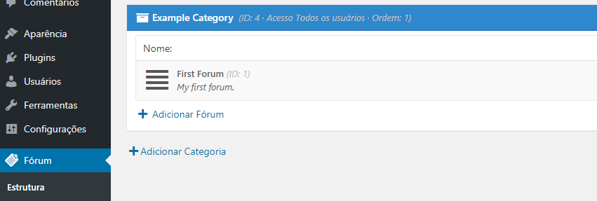 categoria forum
