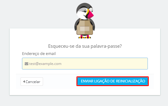 Como recuperar minha senha de acesso ao admin?