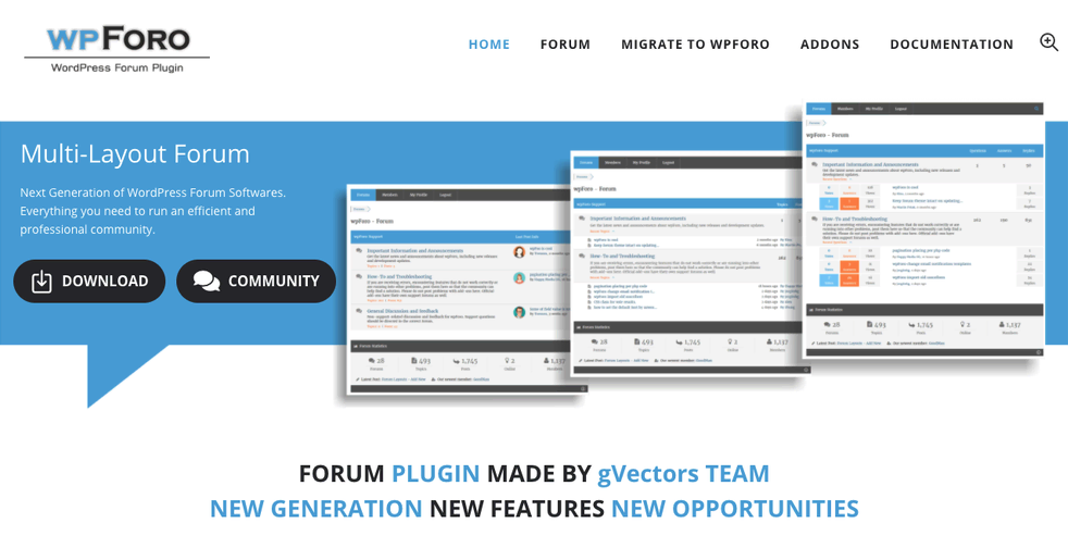 plugin wpforo para fóruns no wordpress