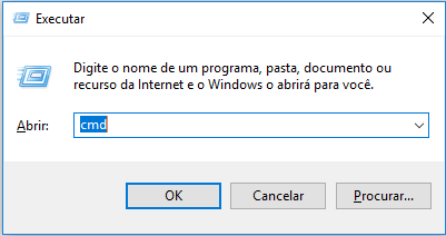 executar prompt de comando no windows