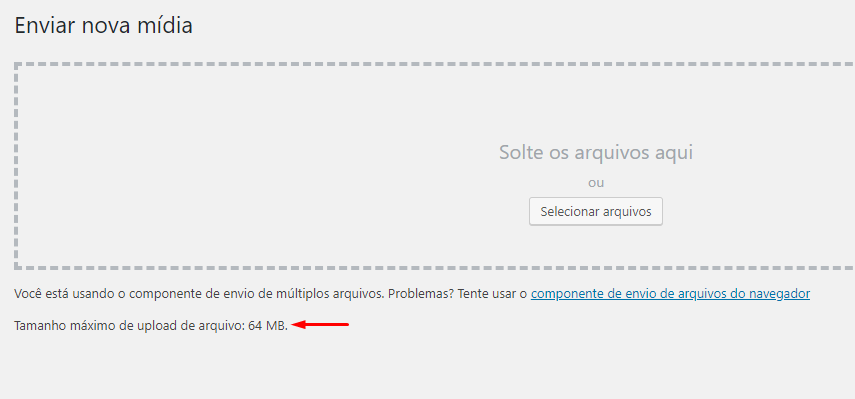 Fazer upload de arquivos no WordPress