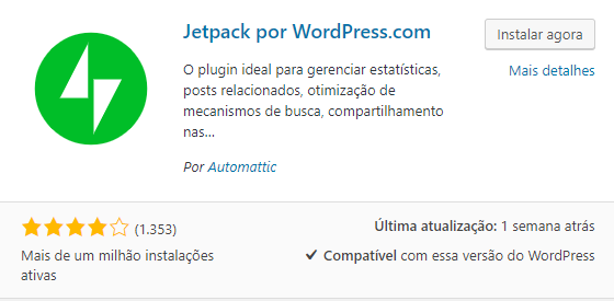 Jetpack Plugin para WordPress