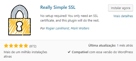 Really Simple SSL Plugin WordPress