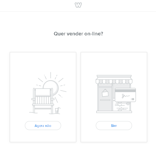 loja virtual do Weebly