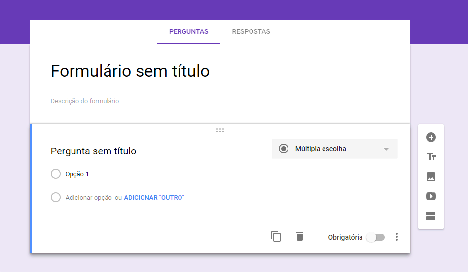 Preencher opções do google forms WordPress