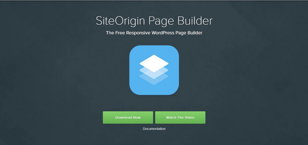 plugin Page Builder by SiteOrigin