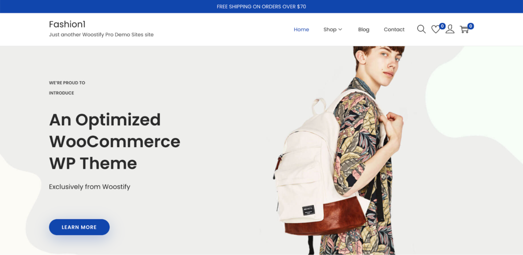 tema woocommerce woostify