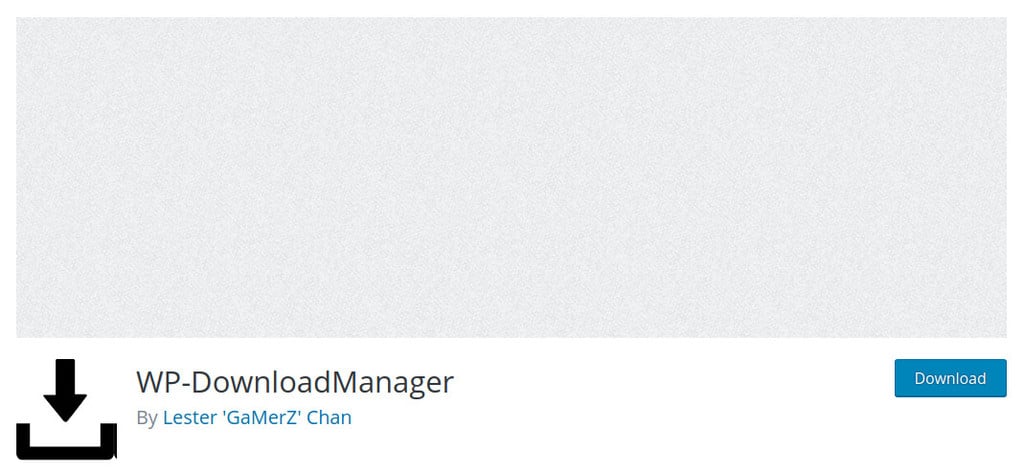 Plugin WP-Download Manager