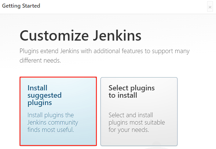 instalando plugins sugeridos no Jenkins