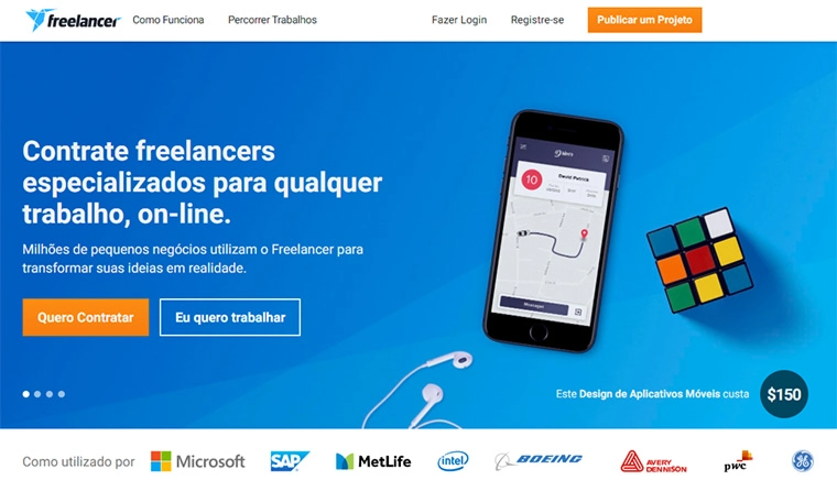 site para freelas freelancer br