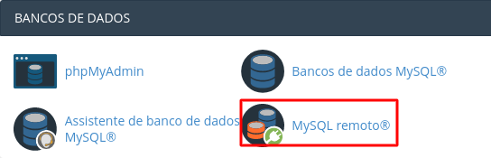 localizar função mysql remoto no cpanel