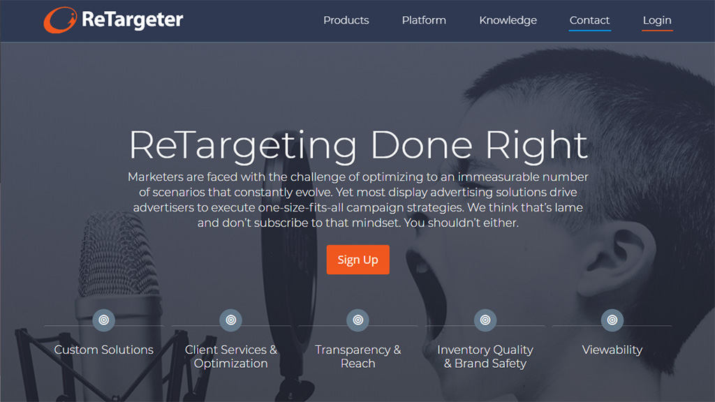 plataforma de marketing via retargeting retargeter