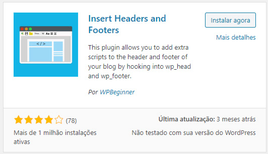 plugin insert headers and footers para wordpress