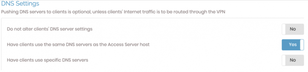 ajustando dns resolver no openvpn