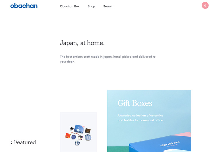 e-commerce web design obachan