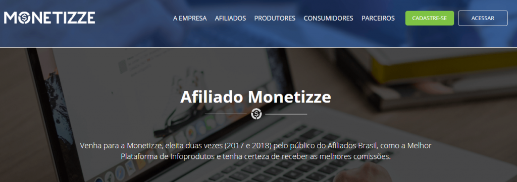 destaque do programa de afiliados da monetizze