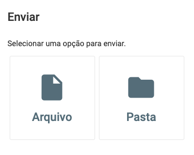 tela enviar (upload) no gerenciador de arquivos da hostinger