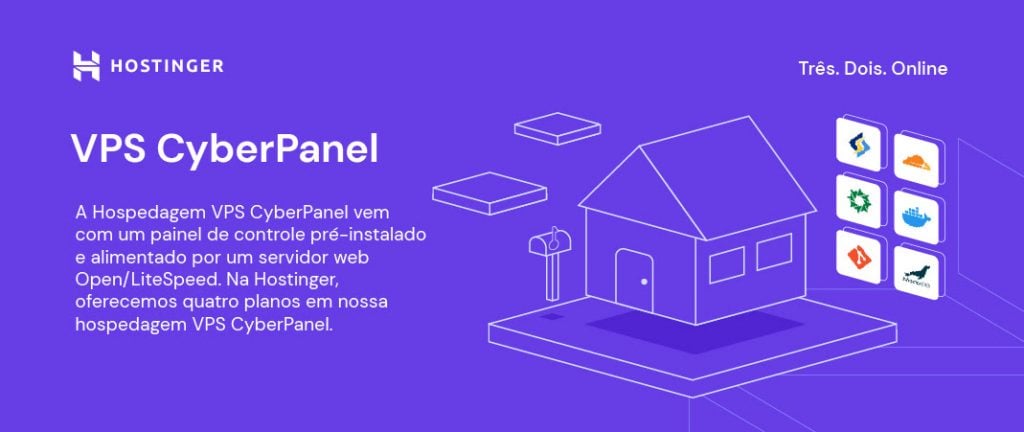 descrição da hospedagem vps cyberpanel da hostinger. A hospedagem cyberpanel da hostinger vem com um painel de controle pré-instalado e alimentado por um servidor web open/litespeed.  Na Hostinger, oferecemos quatro planos de vps cyberpanel.