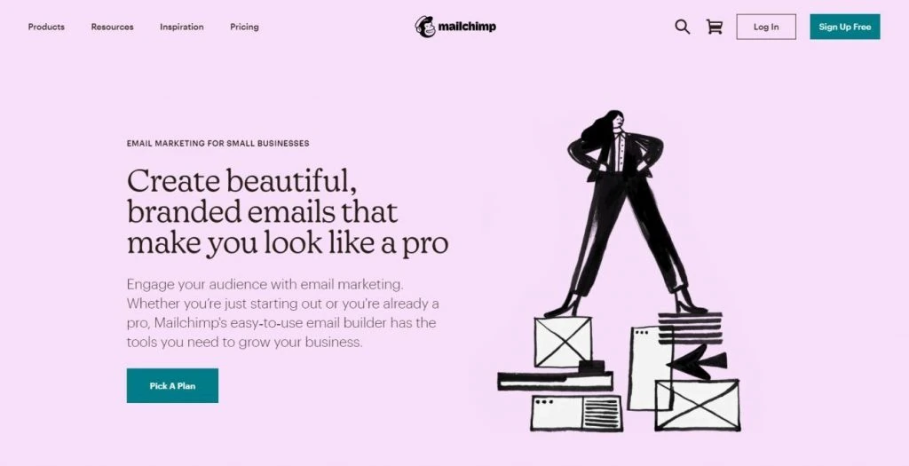 ferramenta de email marketing mailchimp