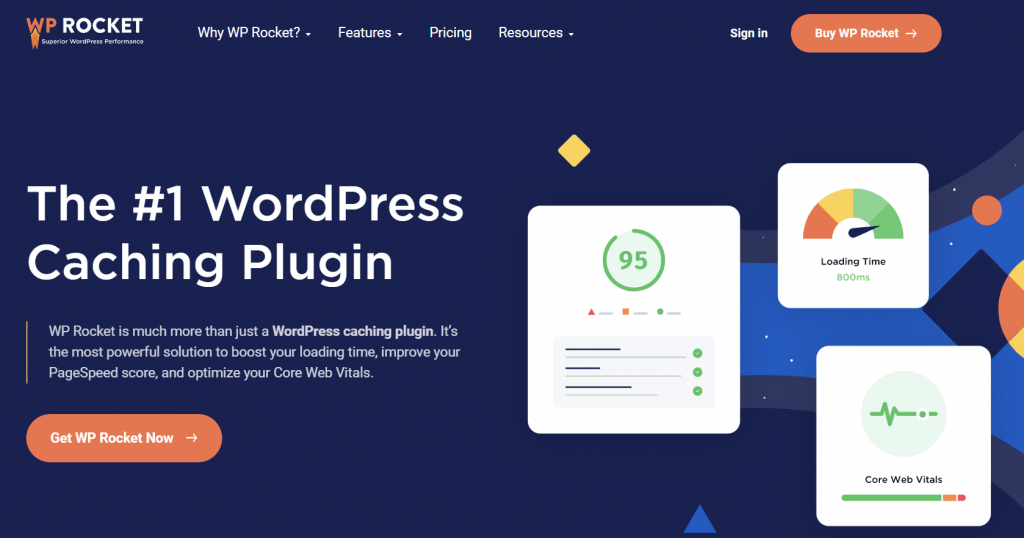site oficial do plugin de otimização para wordpress wp rocket