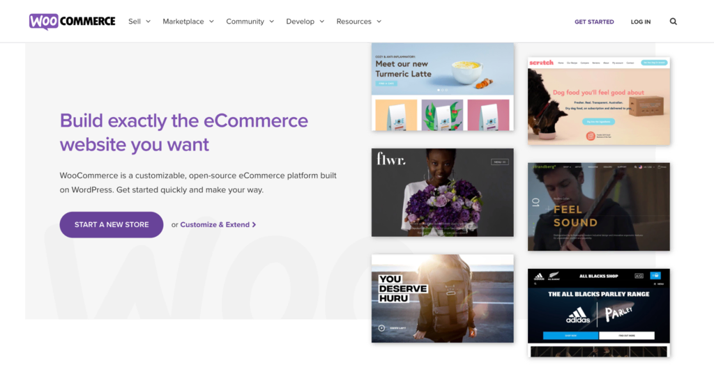site oficial do WooCommerce