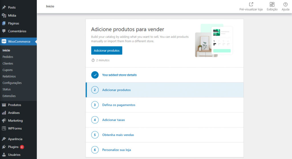 6 passos necessários para criar uma loja no WooCommerce