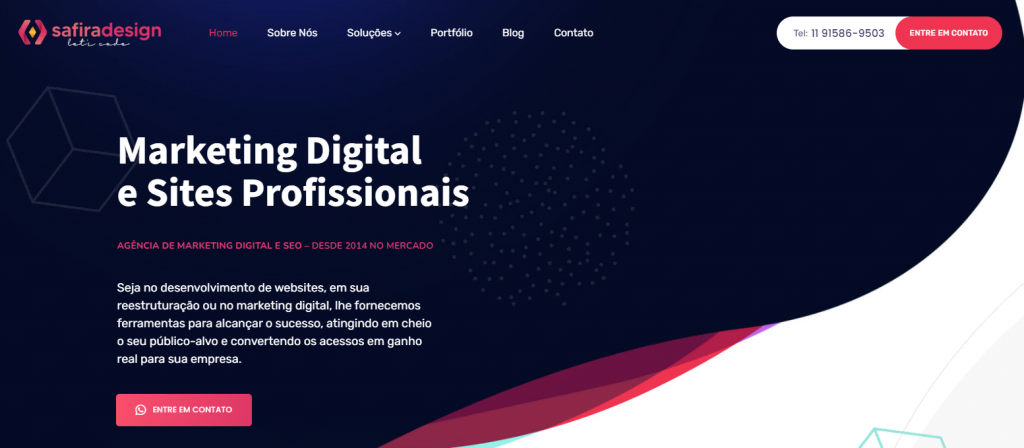 Site da Safira Design