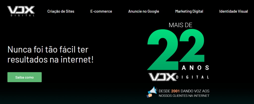 Empresa de desenvolvimento de sites Vox Digital