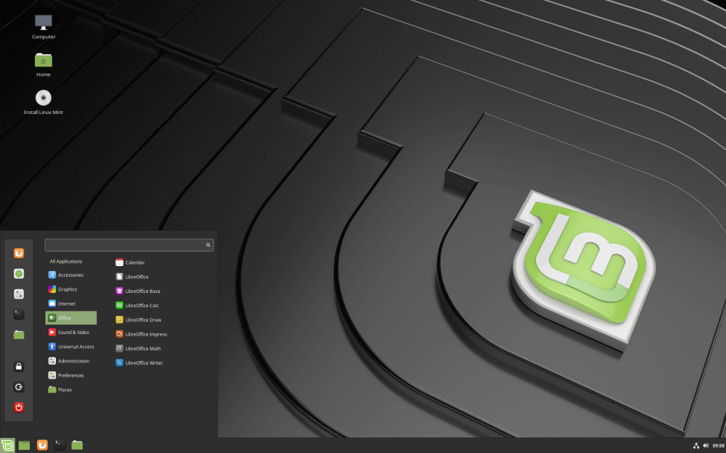 Site oficial do Linux Mint