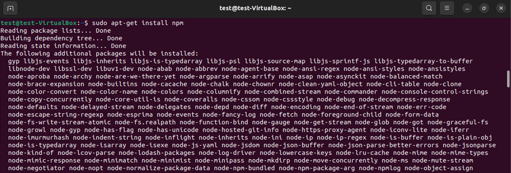 códigos para instalar node.js no ubuntu