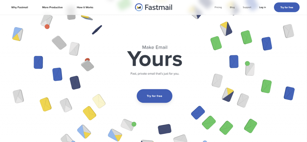 Provedor de email para empresas Fastmail