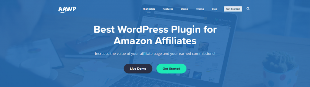 Site oficial do AAWP, plugin de WordPress para afiliados da Amazon
