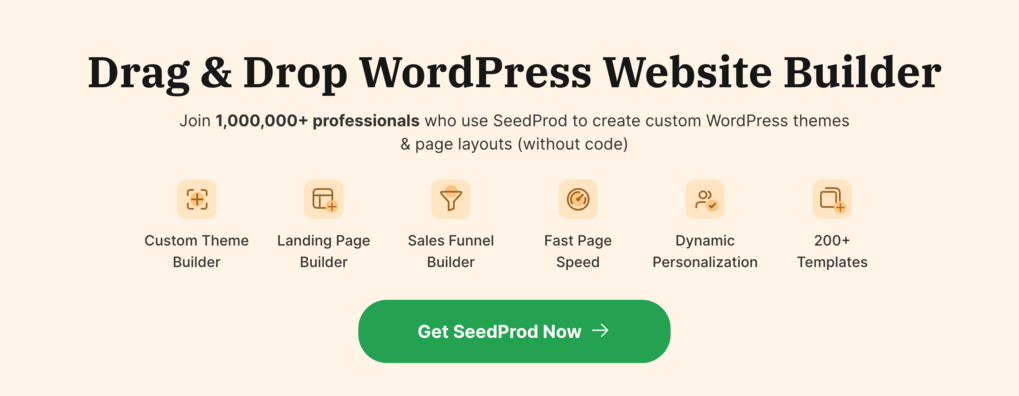 SeedProd, ferramenta para criar temas personalizados no WordPress