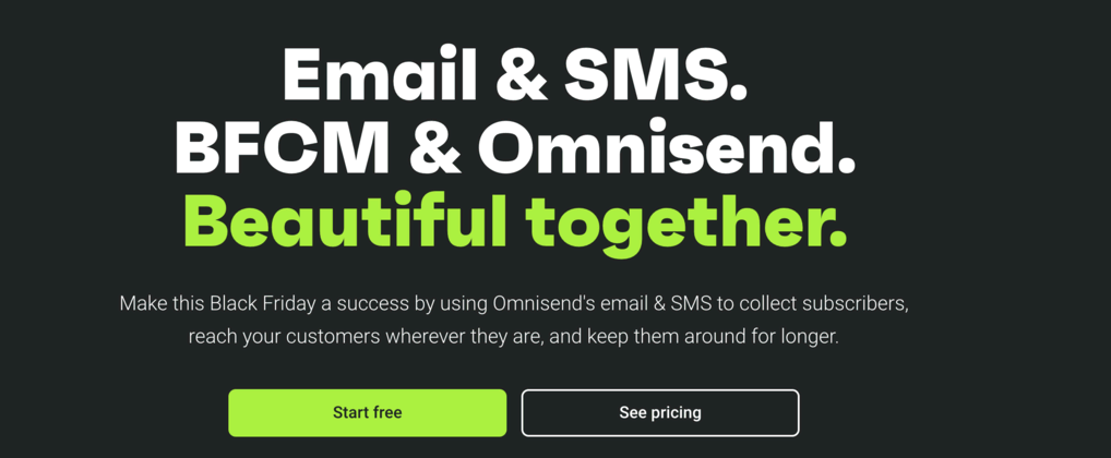 Serviço de marketing por email Omnisend