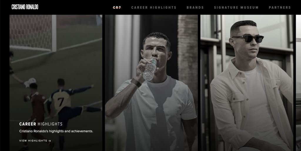 site de cristiano Ronaldo