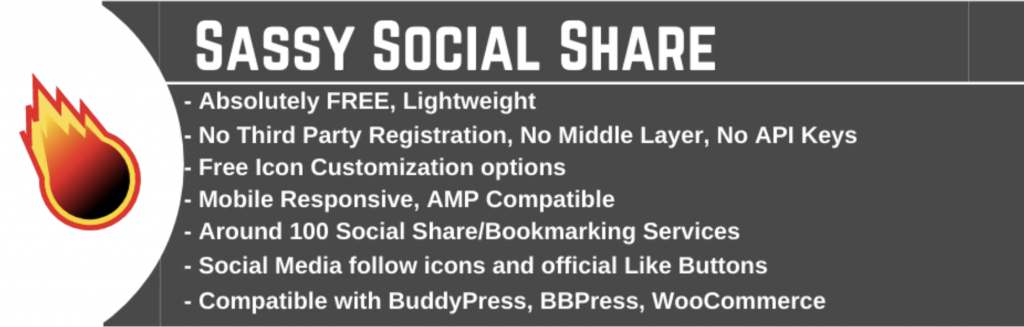sassy social share para wordpress